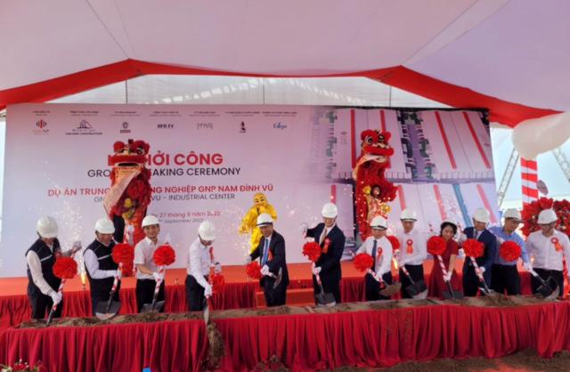 Hải Phòng khởi công dự án Trung tâm Công nghiệp GNP Nam Đình Vũ tổng vốn đầu tư 38,5 triệu USD